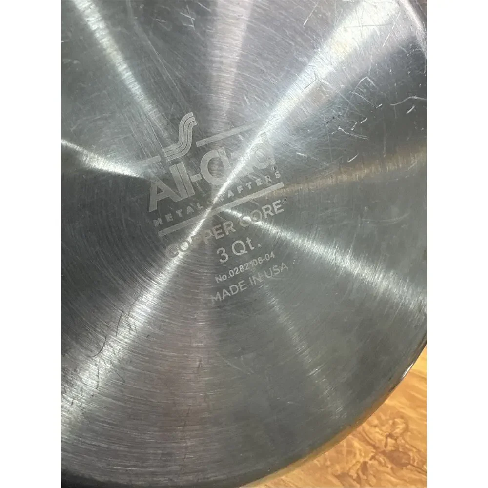 All-Clad 3-QT Copper Core 5-Ply Bonded Sauce pan with Matching Lid